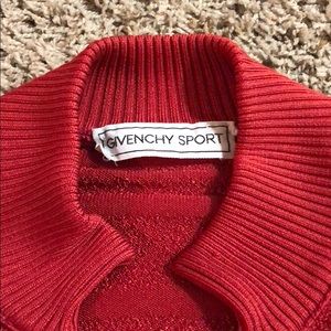 Red Givency Sport cardigan